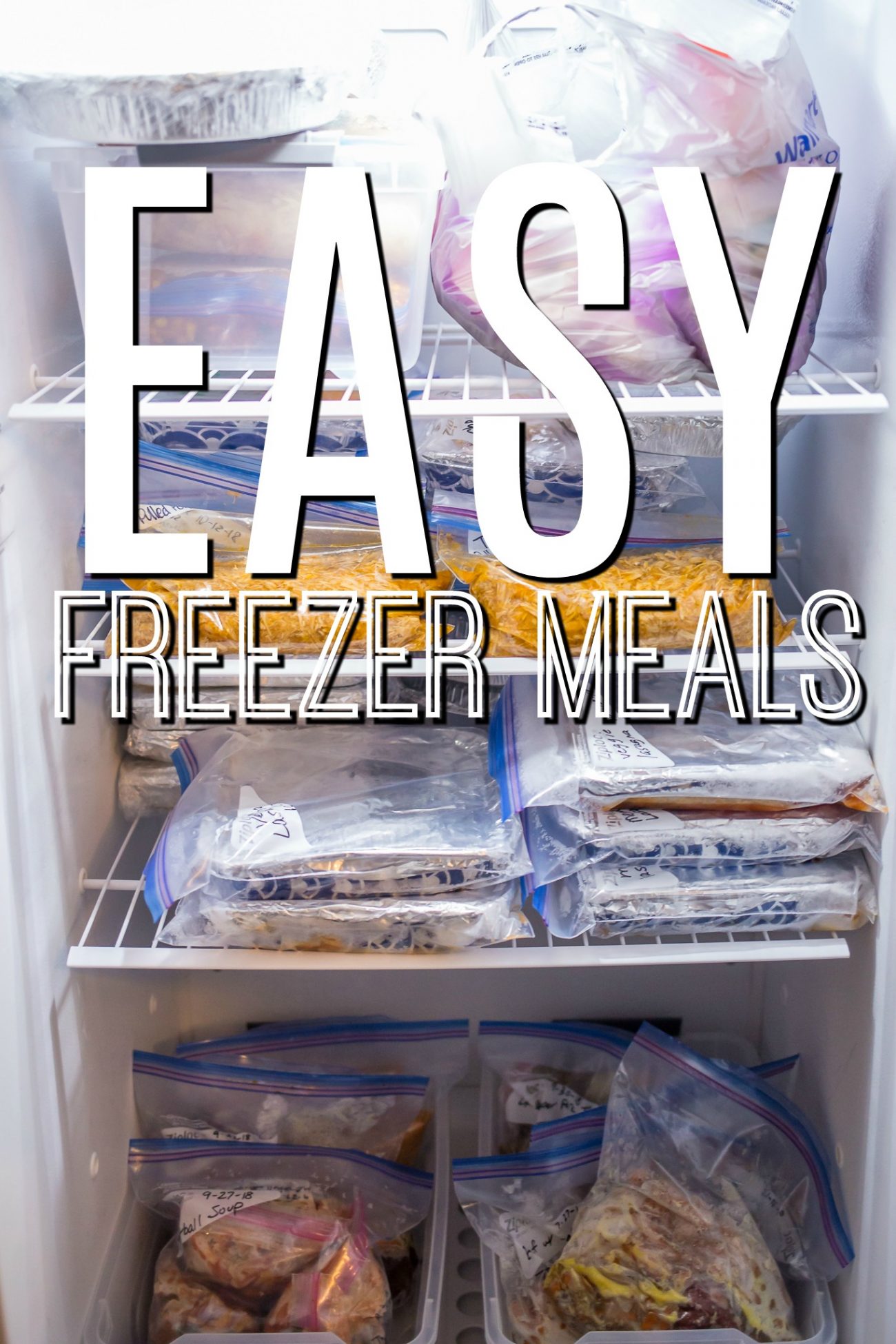 easy freezer meals (from someone who rarely cooks)